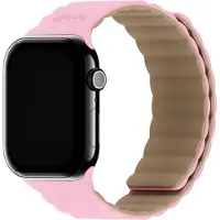 Holdit Watch Band Silicone Magnet Pink/Beige 42/44/45/46/49 mm