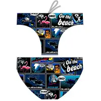 Turbo New Comic Waterpolo Uimahousut