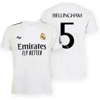 Real Madrid 25/26 Bellingham Koti Lyhythihainen T-paita