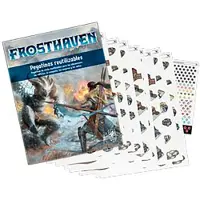 Asmodee Frosthaven Pegatinas Reutilizables Lautapeli