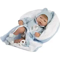 MuÑecas Guca Rober Baby Reborn 46 Cm-luonnollisilla Hiuksilla 38 Cm