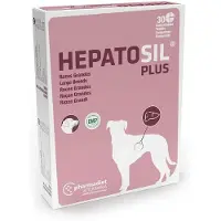 Pharmadiet Hepatosil Plus -lisäravinteet suurille koirille maksan toiminnan ylläpitämiseksi, 30 tablettia