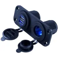 Seadog Line Kaksois-usb-virtapistorasiapaneeli