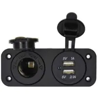Euromarine Upotettu Kaksois-usb-pistoke