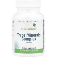 Seeking Health , Trace Minerals Complex, Iron Free, 30 Vegetarian Pilleriä