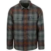 Superdry for man. M4011050A Miller green shirt (XL), Casual, Polyester, Long sleeve