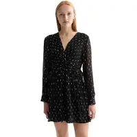 Scotch & Soda Draped Front Pitkähihainen Lyhyt Mekko