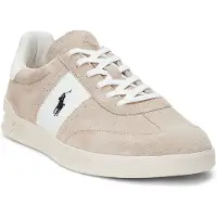 Ralph Lauren Ftw for man. 809960995003 Heritage Aera beige suede trainers (48), Leather, Flat, Laces, Casual