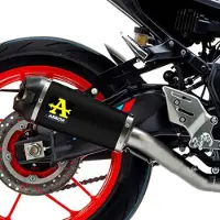 Arrow Works Nichrom Dark With Carbon End Cap Yamaha Mt-09 ´21-23 Hyväksytty äänenvaimennin