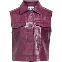 Object Objsalva S/L Pu Vest E Aw Fair 25 - Burgundy - 34