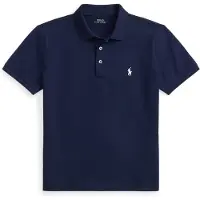 Ralph Lauren Custom Slim Fit Stretch Mesh Polo Shirt - Navy - XXL