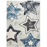 FLHF lasten matto Tinies Stars 140x190 cm