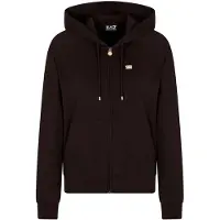 Emporio Armani for woman. 7W000458_AF13135 Core Lady hooded sweatshirt black (M), Casual, Cotton, Short sleeve