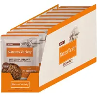 Nature’s Variety 22x85g Nature's Variety Bites kastikkeessa kana kissa