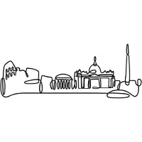 Hobby Hall Ripustettava dekorointi City 45 cm