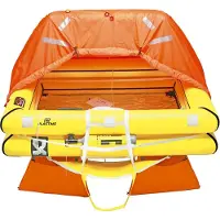 PLASTIMO Transoce Isaf/iso Upper 24h Canister 54563 Pelastuslautta