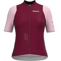 Bioracer Icon -pyöräilypaita Bordeaux/Pink naiset