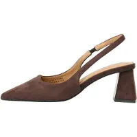 Bianco Biamaralyn Slingback Faux Suede - Brown - 41