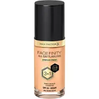 Max Factor Nestemäinen meikkivoide 3 in 1 - - Facefinity - Lämmin beige - SPF 20 - 30 ml