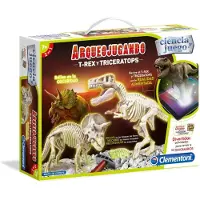Clementoni Fluoresoiva T-rex Ja Triceratops-arkeologipeli Espanja