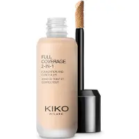 KIKO Milano Full Coverage 2-in-1 Nestemäinen meikkivoide 25 ml Warm Rose 10