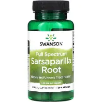 Swanson Health Täyden spektrin sarsaparillajuuri 450 mg - 60 kapselia - 60 kapselia