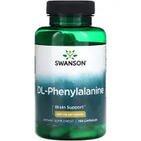 Swanson Health DL-Fenyylialaniini, 500 mg - 100 kapselia