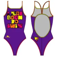 Turbo Was Born To Swim Ohut Olkaimet Uimapuku