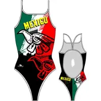 Turbo Mexican Falcon Ohut Olkaimet Uimapuku