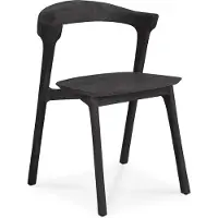 Ethnicraft Bok Ruokailutuoli Black