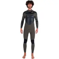 Hurley Max 4/3 Mm Pitkähihainen Neopreenipuku Jossa Rintavetoketju