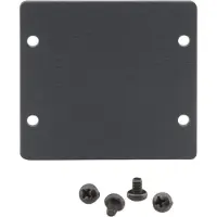 Kramer W-2BLANK(B) WALL PLATE INSERT - DOUBLE BLANK SLOT COVER PLATE (85-00705090)