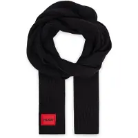 HUGO Saffa_Scarf - Black - ONE SIZE