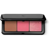 KIKO Milano Multi Finish Trio Blush & Bronzer Palette 03 | Kasvopaletti, jossa on 1 pronssi ja 2 poskipunaa mattapintaisessa ja metallisessa viimeist