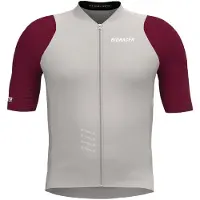 Bioracer Icon -lyhythihainen pyöräilypaita harmaa/punainen lapset