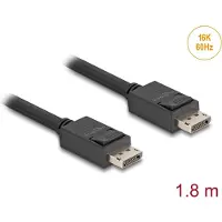 DeLOCK 81175, 1,8 m, DisplayPort, DisplayPort, Uros, Uros, 15360 x 8640 pikseliä