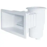 Productos Qp Ø 5m3/h Skimmeri Vakio Pitkä Suuaukko Neliönmuotoinen Kansi 360mm