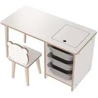 Skye Decor 2-osainen lasten kalustesetti Soho, valkoinen/harmaa