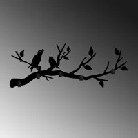 Opviq -seinäkoriste Escaped Birds, 1 kpl