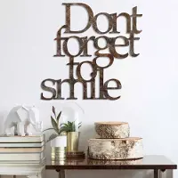 Hobby Hall Seinäkoriste Rusty Don't Forget For Smile, 1 kpl
