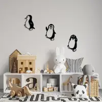 Hobby Hall Seinäkoriste Penguins - 297, 1 kpl
