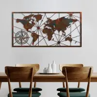 Hobby Hall Seinäkoriste World Map Large - 2, 1 kpl