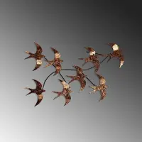 Opviq -seinäkoriste Flying Birds 3, 1 kpl