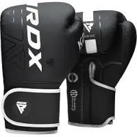 RDX Sports F6 Kara Keinonahkaiset Nyrkkeilyhanskat