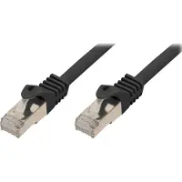 S/CONN Shiverpeaks BASIC-S patch cable - 1 m - black - Musta - 1m