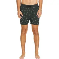 Volcom Lido Print Trunk 16 Surffishortsit harmaa, S