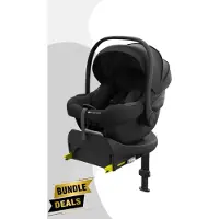 Kinderkraft I-LITE Turvakaukalo + ENDURA SAFE FX Telakka, Black