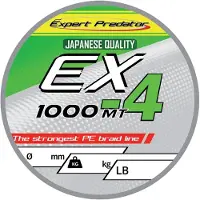 Expert Predator Ex 4 Punottu Siima 1000 M