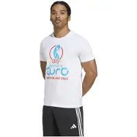 Adidas Uefa Euro25 Official Emblem Lyhythihainen T-paita