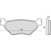 RMS Beauty Yamaha Tdm 900cc 225103133 Sinteroidut Jarrupalat